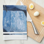 イルカのタオル跳躍 キッチンタオル (四つ折り)