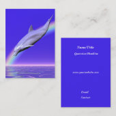 イルカのダウンロード 名刺 (正面/裏面)