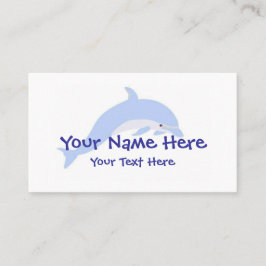 イルカのダンスの名刺のテンプレート 名刺