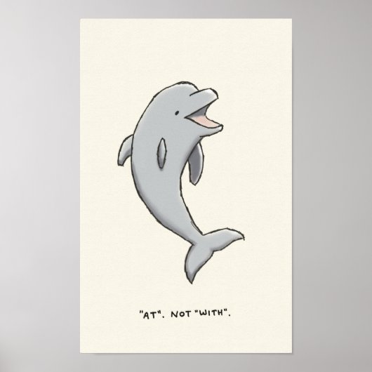 イルカのトリビア ポスター (正面)
