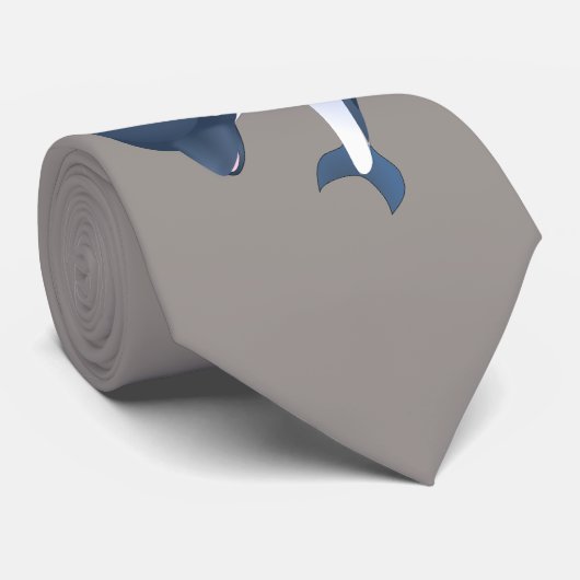 イルカのネクタイ ネクタイ (ロール)