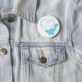 イルカのハート 缶バッジ (インサイチュ)