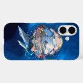 イルカのビーチパーティー Case-Mate iPhoneケース (裏面 (横))