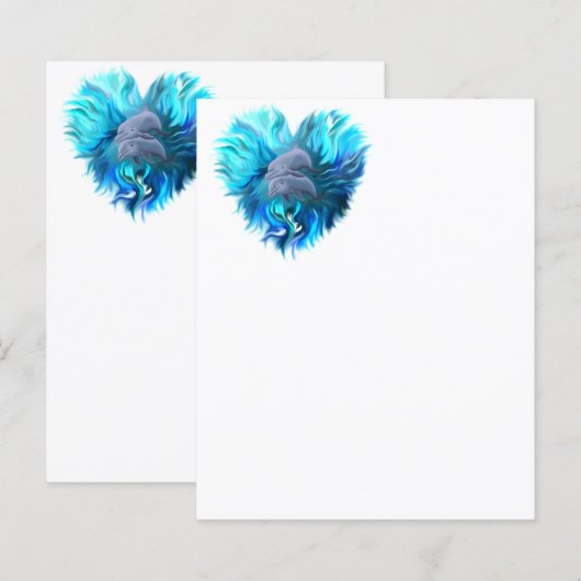 イルカのペア (正面/裏面)