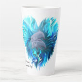 イルカのペア カフェラテマグ (正面)