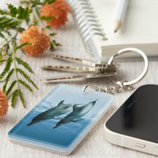 イルカのペア キーホルダー (正面右)