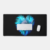 イルカのペア デスクマット (キーボード&マウス)