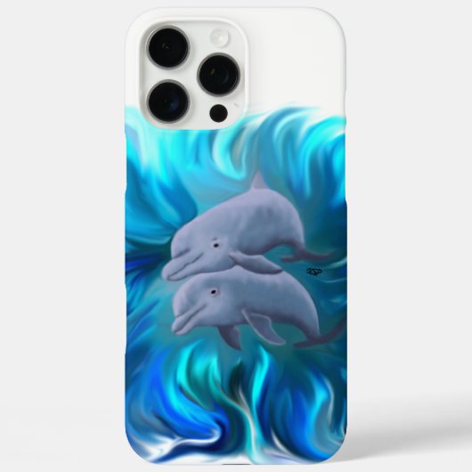 イルカのペア Case-Mate iPhoneケース (裏面)