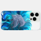 イルカのペア Case-Mate iPhoneケース (裏面 (横))