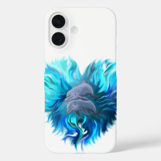 イルカのペア Case-Mate iPhoneケース (裏面)