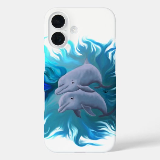 イルカのペア Case-Mate iPhoneケース (裏面)