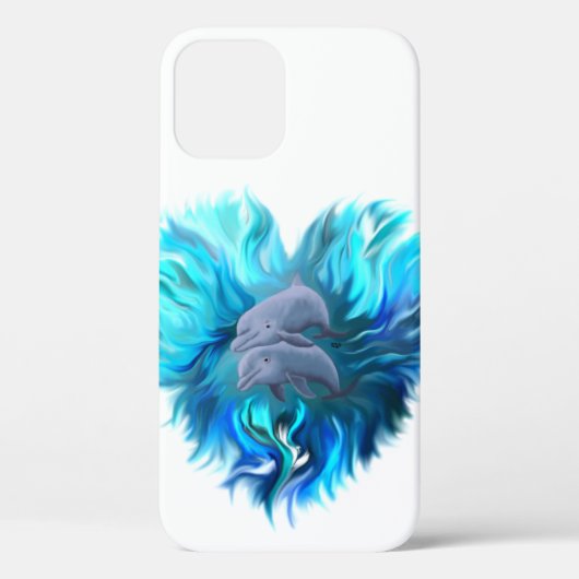 イルカのペア Case-Mate iPhoneケース (裏面)