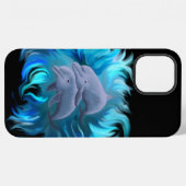 イルカのペア iPhoneケース (裏面横)