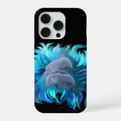 イルカのペア iPhoneケース (裏面)