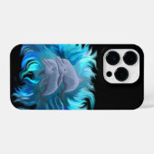 イルカのペア iPhoneケース (裏面横)
