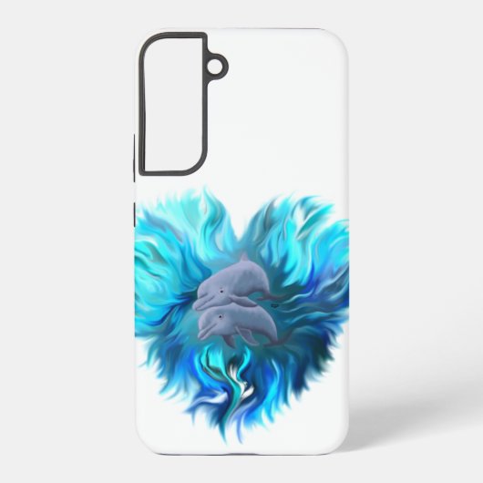 イルカのペア SAMSUNG GALAXYケース (裏面)