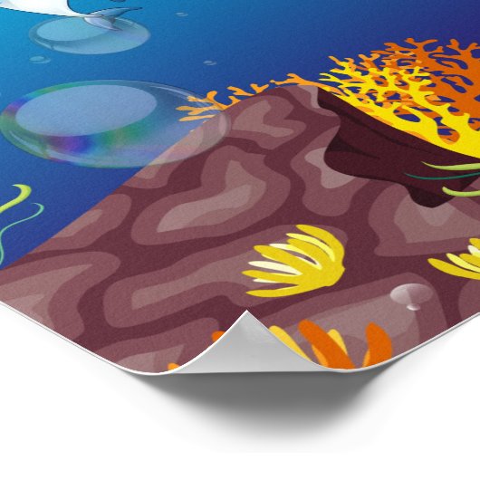 イルカのポスター ポスター (角)