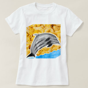 イルカのマカロニ&チーズTシャツ Tシャツ