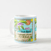 イルカのマグカップ Margarita Dolphin mug コーヒーマグカップ (正面左)