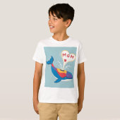 イルカのママへの愛 Tシャツ (正面フル)