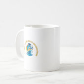 イルカのマリンサイエンス卒業デザイン コーヒーマグカップ (正面左)