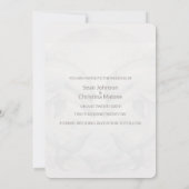 イルカのモダンな遊び心 ウェディング セーブ・ザ・デート カード (裏面)