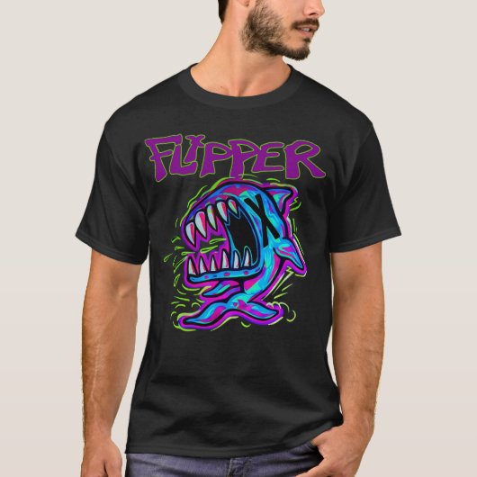 イルカのユーモア Tシャツ (正面)