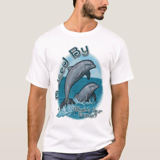 イルカのワイシャツによって上げられる Tシャツ