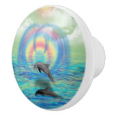 イルカの上昇 セラミックノブ (右)