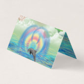 イルカの上昇 名刺 (正面)