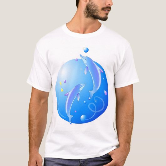 イルカの世界 Tシャツ (正面)