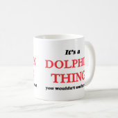 イルカの事だから分かんないでしょ コーヒーマグカップ (正面右)