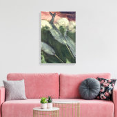 イルカの仲間たち、ヴィンテージの海の生物 クジラ 海洋 動物 キャンバスプリント (インサイチュ (リビング))