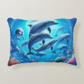 イルカの保育園 アクセントクッション (正面)