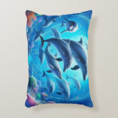 イルカの保育園 アクセントクッション (正面(垂直))