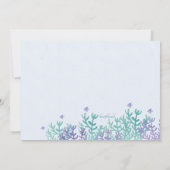 イルカの双子の誕生日パーティー 招待状 (裏面)