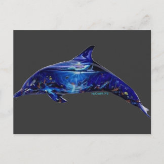 イルカの壁画 ポストカード