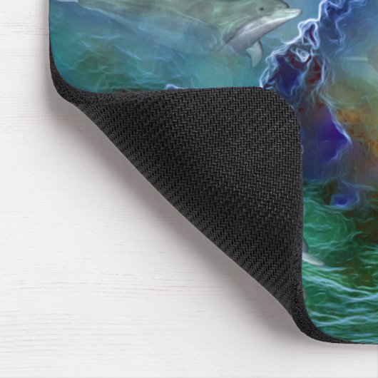 イルカの夢の芸術のマウスパッド マウスパッド (コーナー)