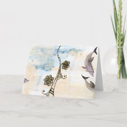 イルカの夢を見ること カード (正面)