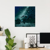 イルカの夢 ポスター (ホームオフィス)