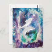 イルカの夢 ポストカード (正面/裏面)