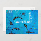 イルカの夢 ポストカード (正面/裏面)