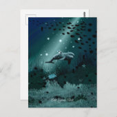 イルカの夢 ポストカード (正面/裏面)