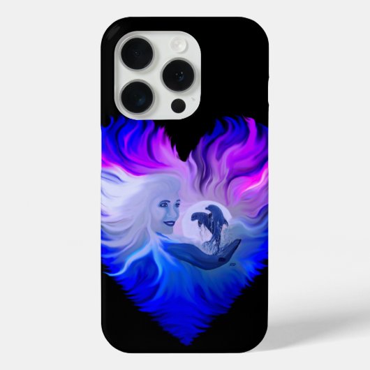 イルカの姿を見た女性 Case-Mate iPhoneケース (裏面)