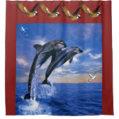 イルカの子のシャワーカーテン シャワーカーテン (正面)