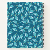 イルカの子供 かわいいクジラ ノートブック (裏面)