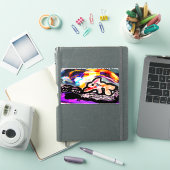 イルカの宝石 シール (iPadカバー)