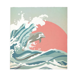 イルカの幸せ ノートパッド