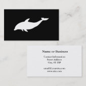 イルカの形 名刺 (正面/裏面)