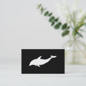 イルカの形 名刺 (スタンド正面)